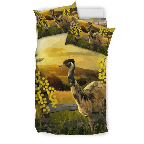 bedding-sets-emus-bed-golden-wattle-landscape-art-sunset-sets-1