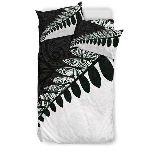 new-zealand-silver-fern-bedding-set-black-white