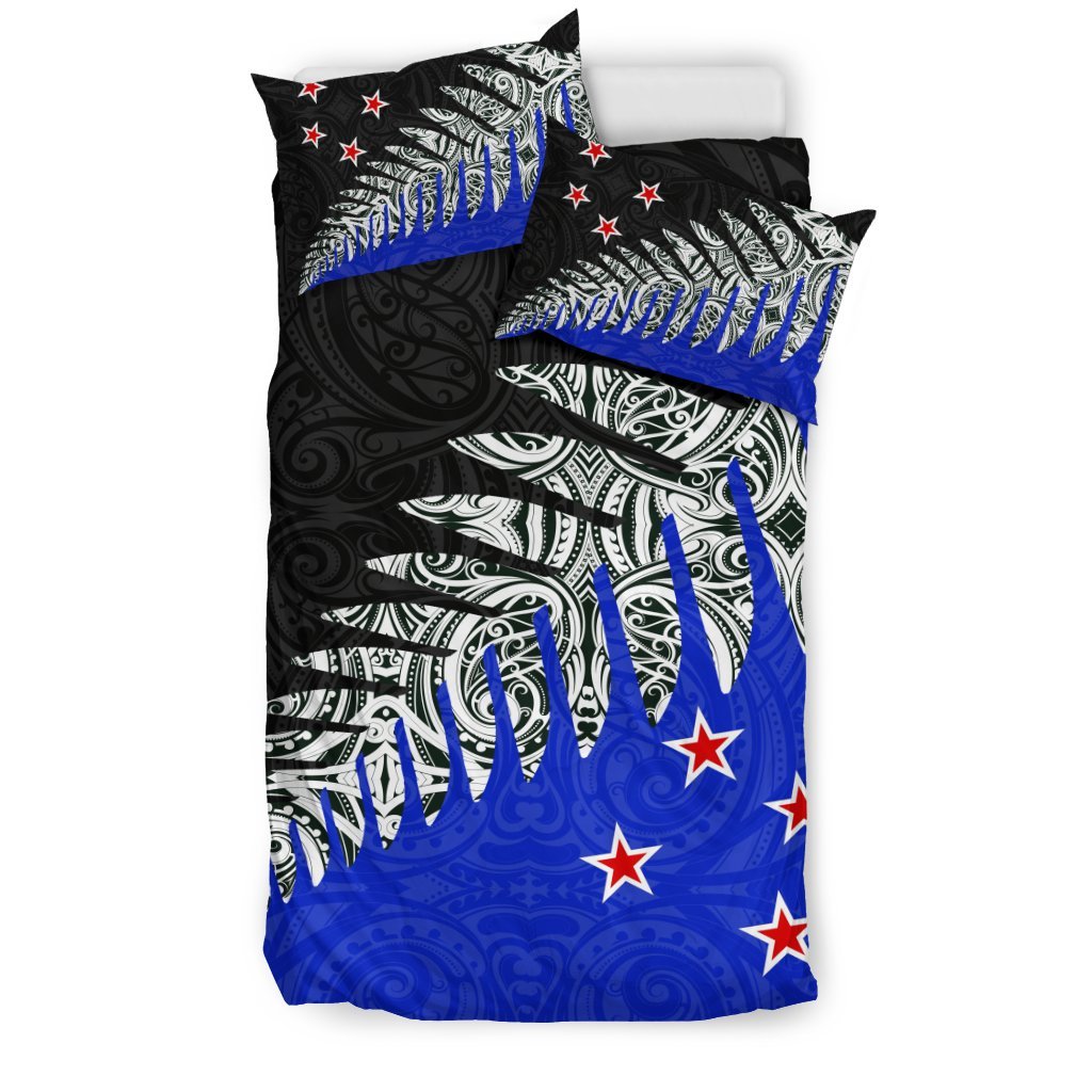 new-zealand-silver-fern-bedding-set-blue
