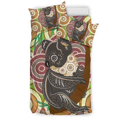 aboriginal-bedding-sets-koala-patterns-circle-dot-painting
