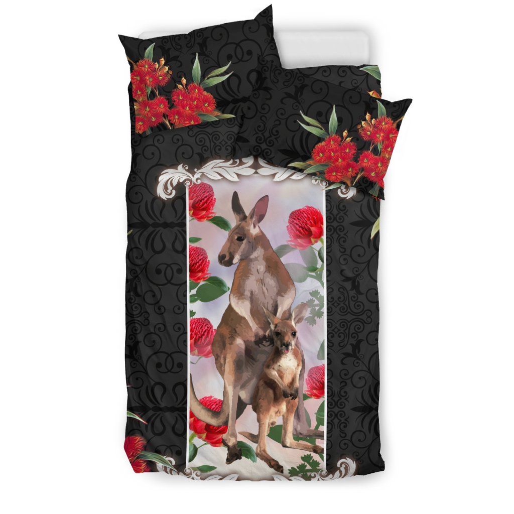 bedding-sets-kangaroo-bed-waratah-flowers-patterns-sets