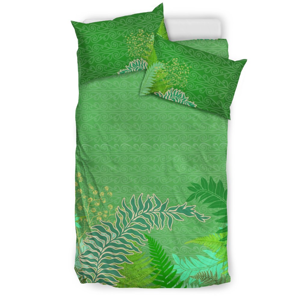 tropical-new-zealand-style-with-silver-fern-bedding-set-green-ver