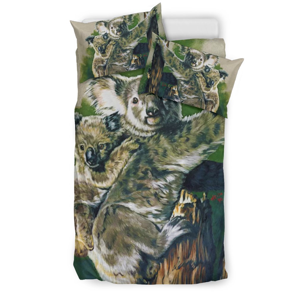 bedding-sets-koala-bed-family-happy-drawing-painting-sets