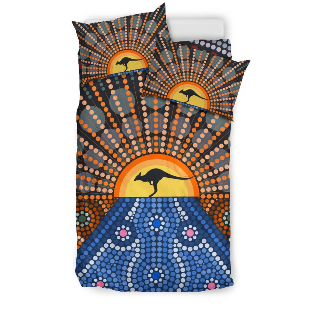aboriginal-bedding-sets-kangaroo-sun-dot-painting