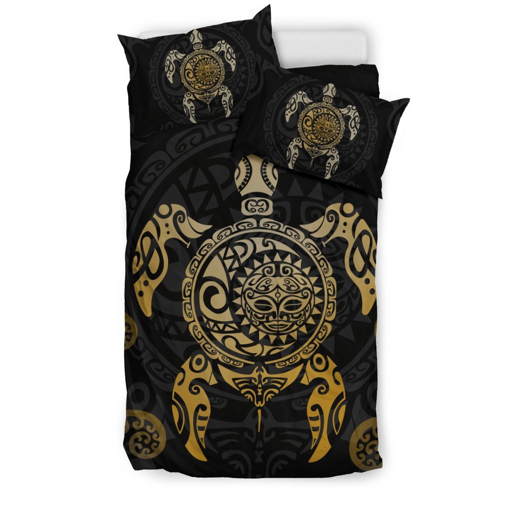 maori-turtle-bedding-set-koru-fern-gold