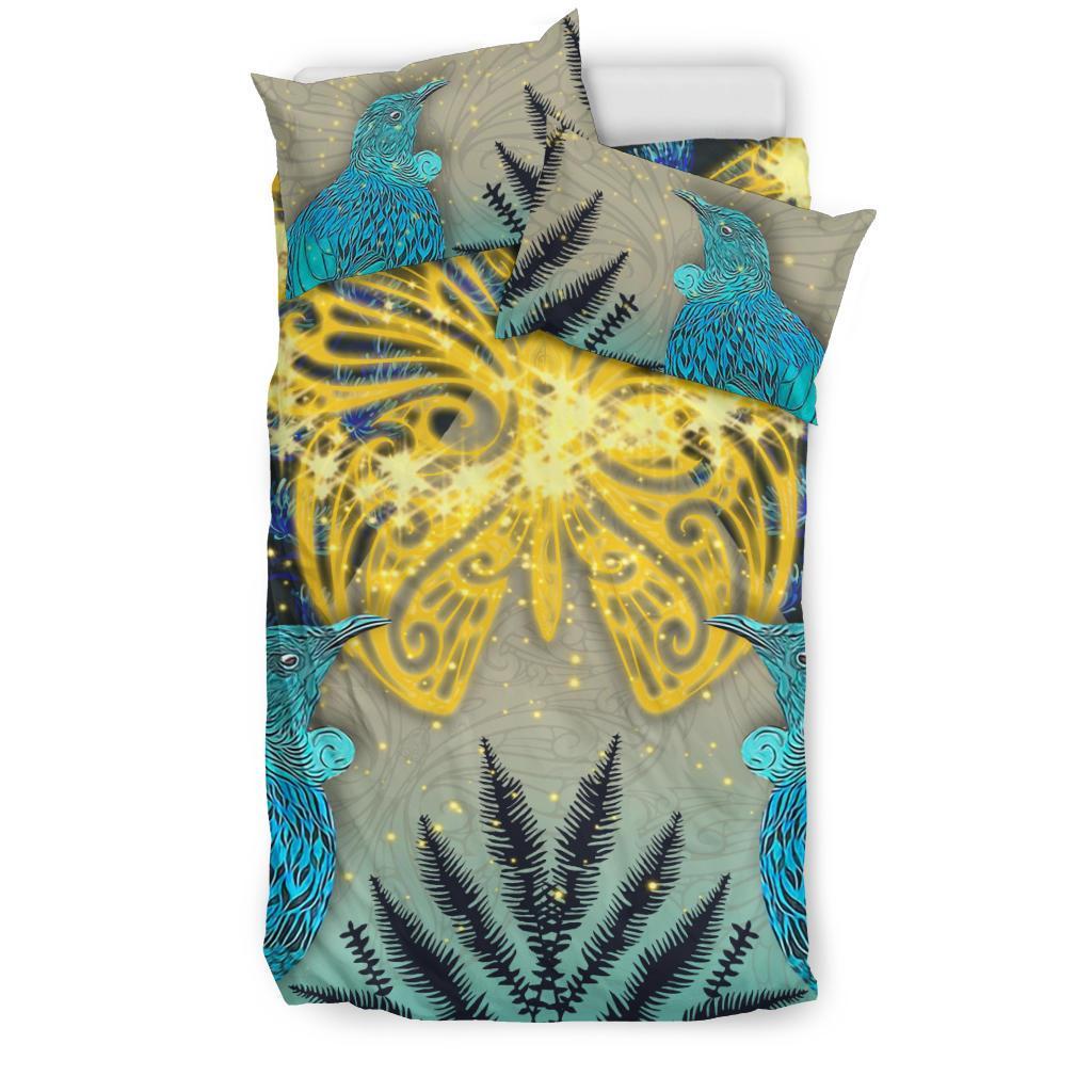 new-zealand-bedding-set-hineraukatauri-tui-bird-duvet-cover-and-pillow-case-1