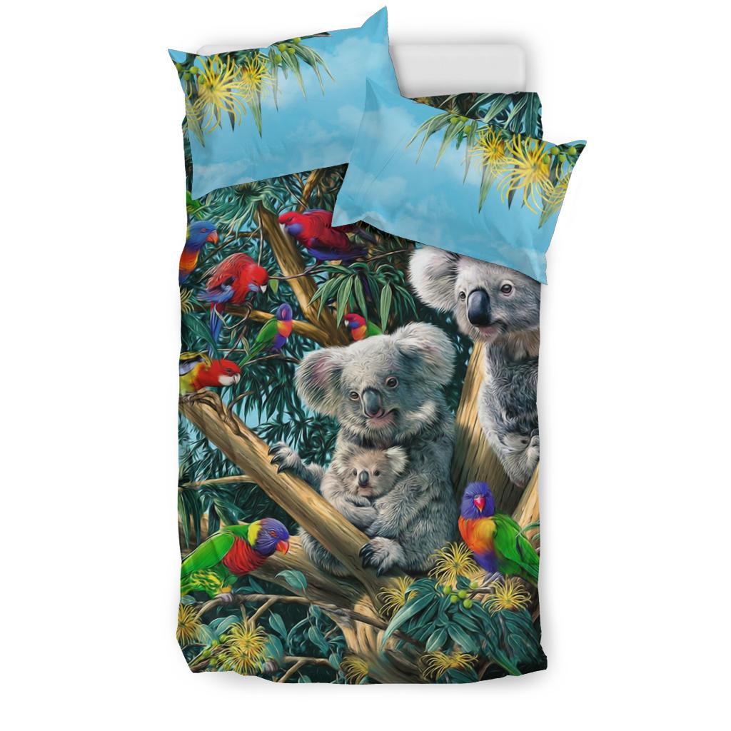 bedding-sets-koala-bed-family-kookaburra-painting-sets