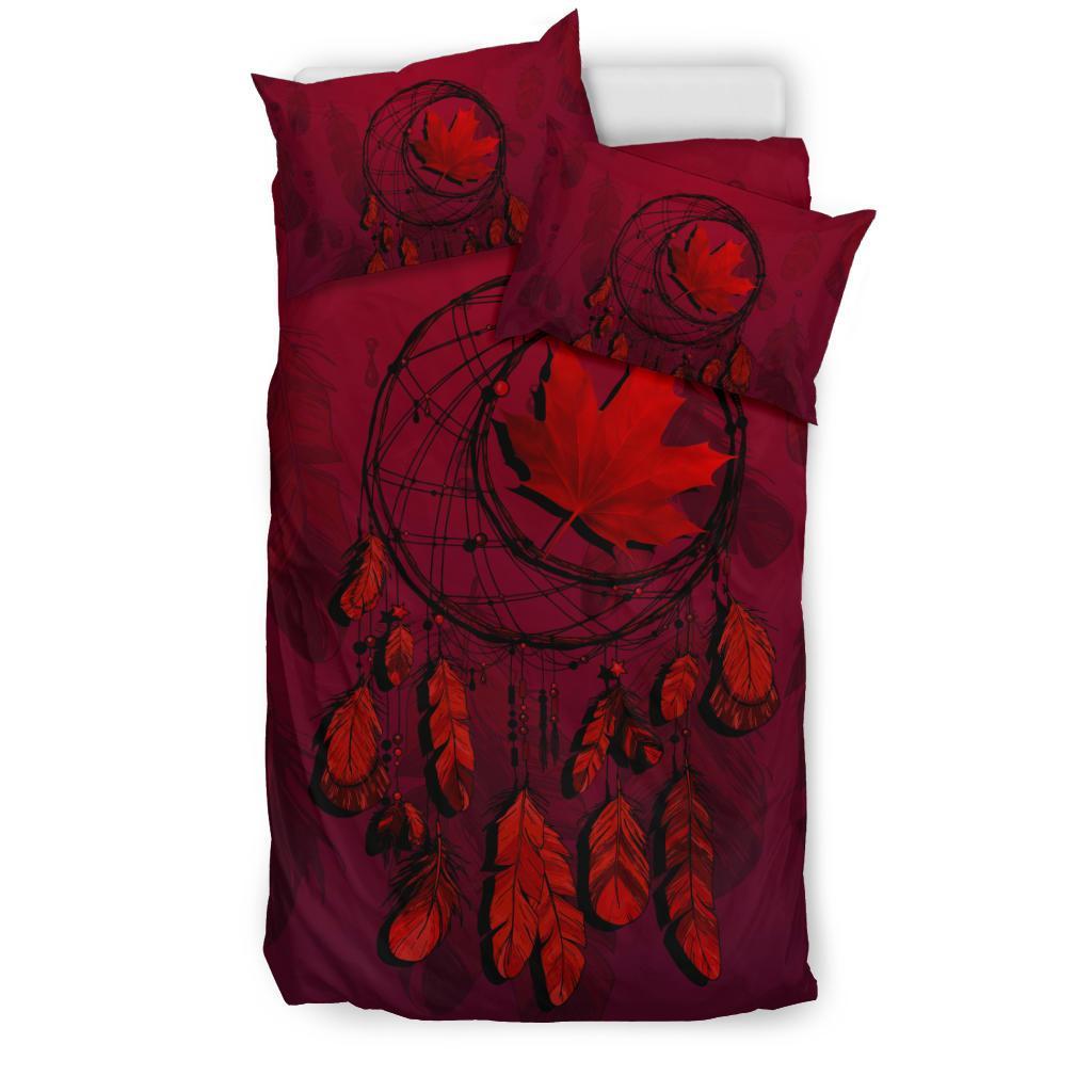canada-maple-leaf-dreamcatcher-bedding-set