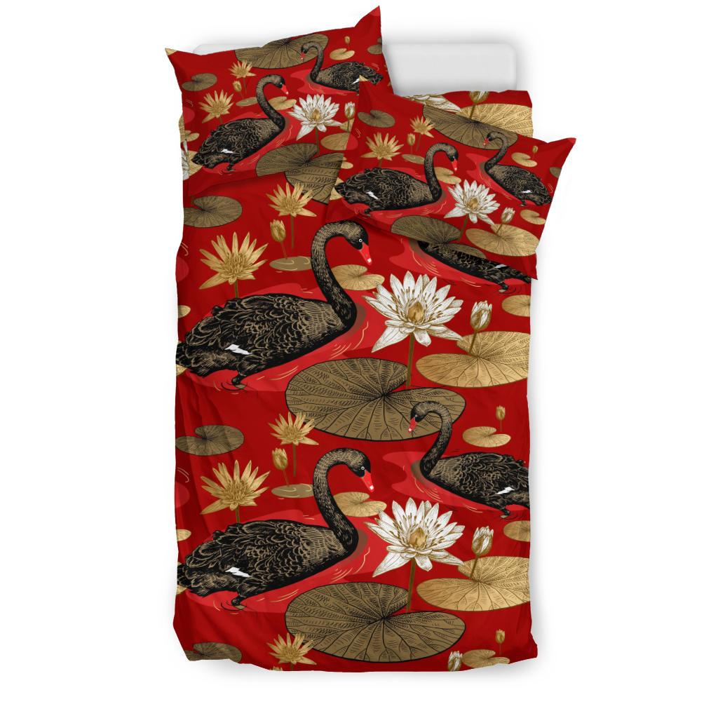 bedding-sets-swans-bed-lake-landscape-art-sets