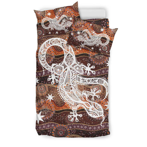 aboriginal-bedding-sets-lizard-dot-painting-circle-patterns