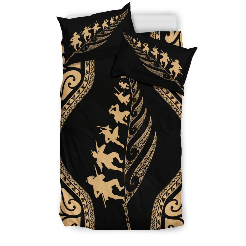 new-zealand-haka-fern-bedding-set-gold