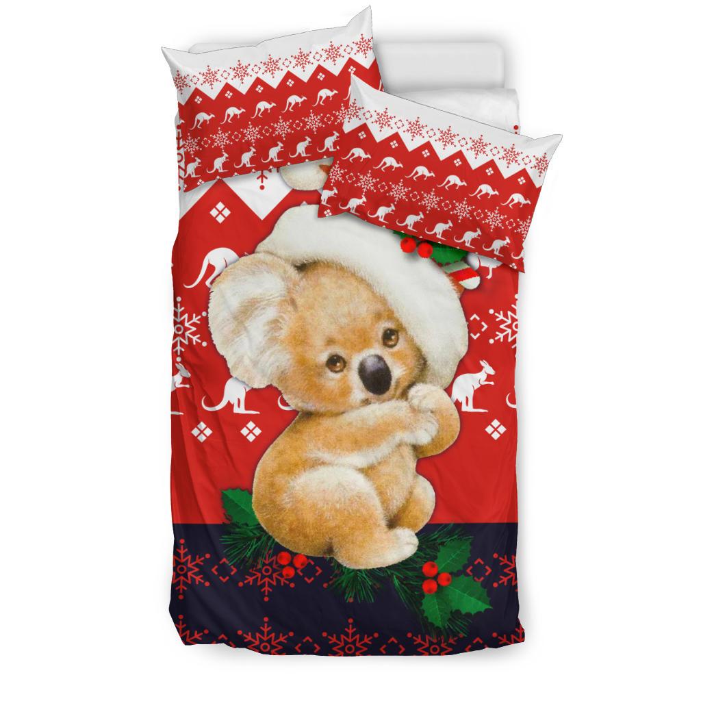 christmas-bedding-sets-koala-bed-kangaroo-symbol-snowflakes-sets