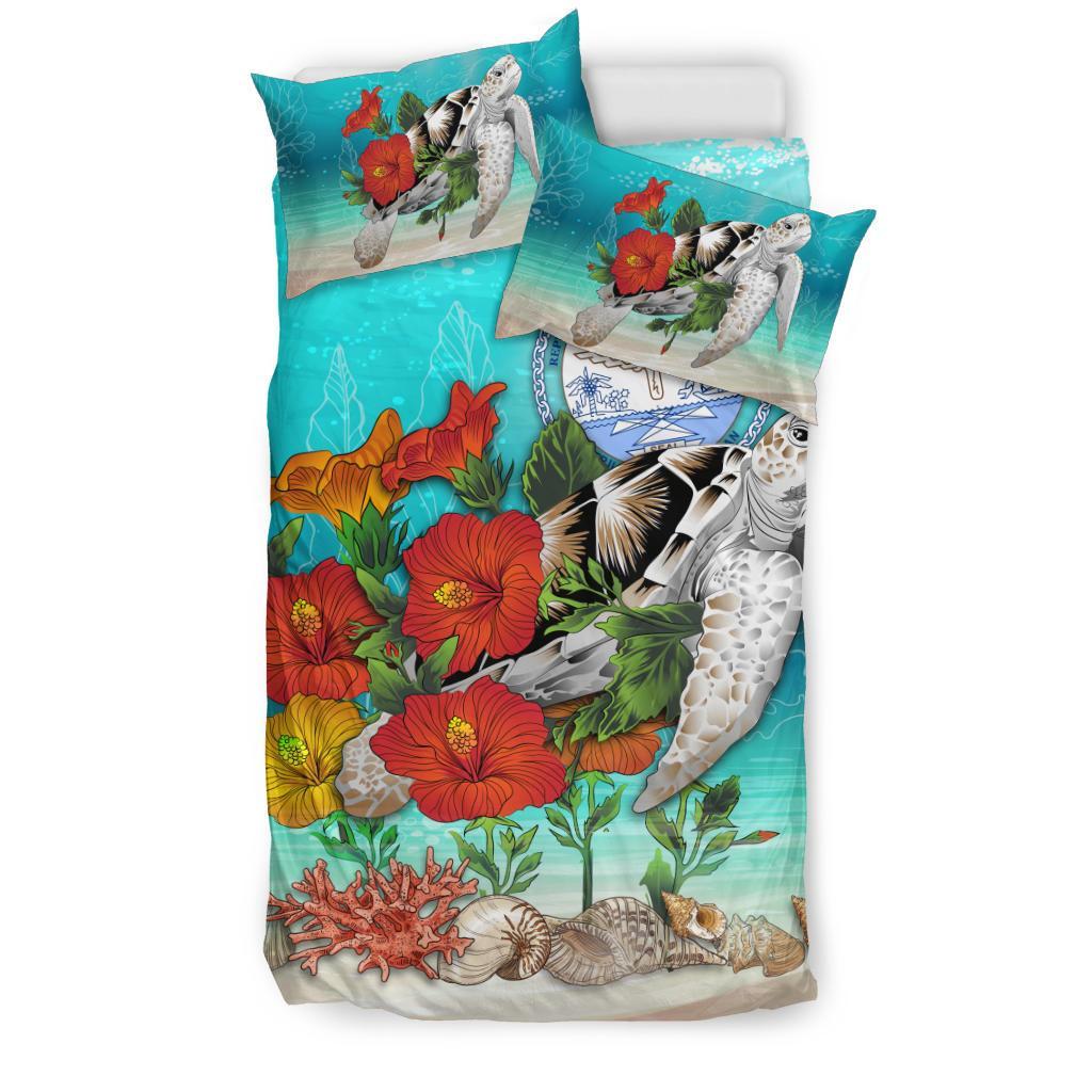 marshall-island-bedding-set-ocean-turtle-hibiscus