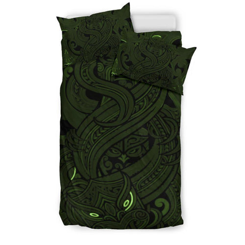 new-zealand-bedding-set-maori-gods-tumatauenga-god-of-war-green