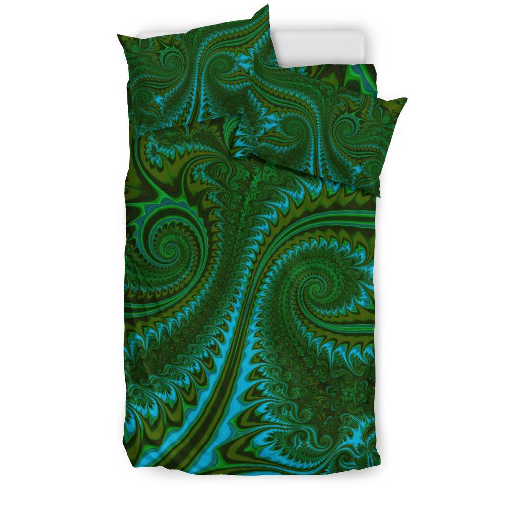new-zealand-bedding-set-koru-fern-duvet-cover-and-pillow-case-abstract-style-02