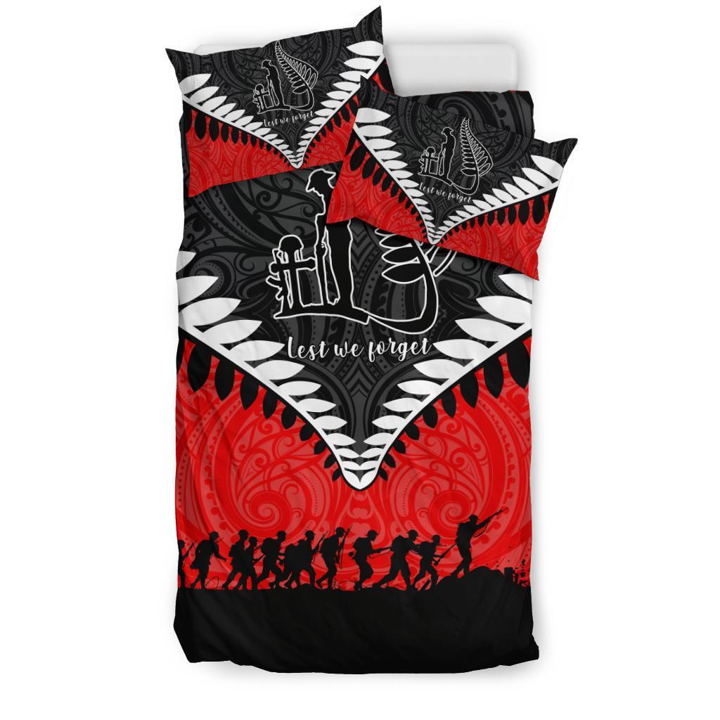 new-zealand-anzac-bedding-set-lest-we-forget-silver-fern-duvet-cover-and-pillow-case-red