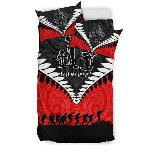 new-zealand-anzac-bedding-set-lest-we-forget-silver-fern-duvet-cover-and-pillow-case-red