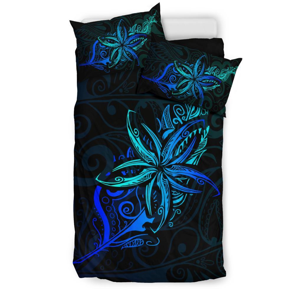 light-silver-fern-new-zealand-bedding-set-frangipani-tattoo-duvet-covers-blue