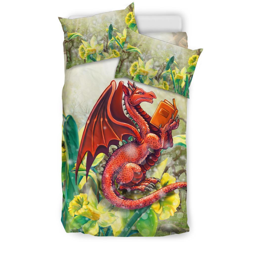 wales-bedding-set-dragon-with-flowers