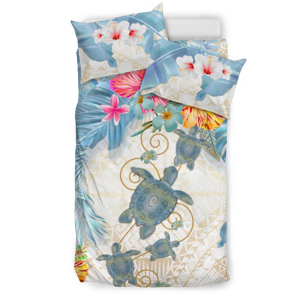 turtle-bedding-set-hibiscus-and-palm-leaf