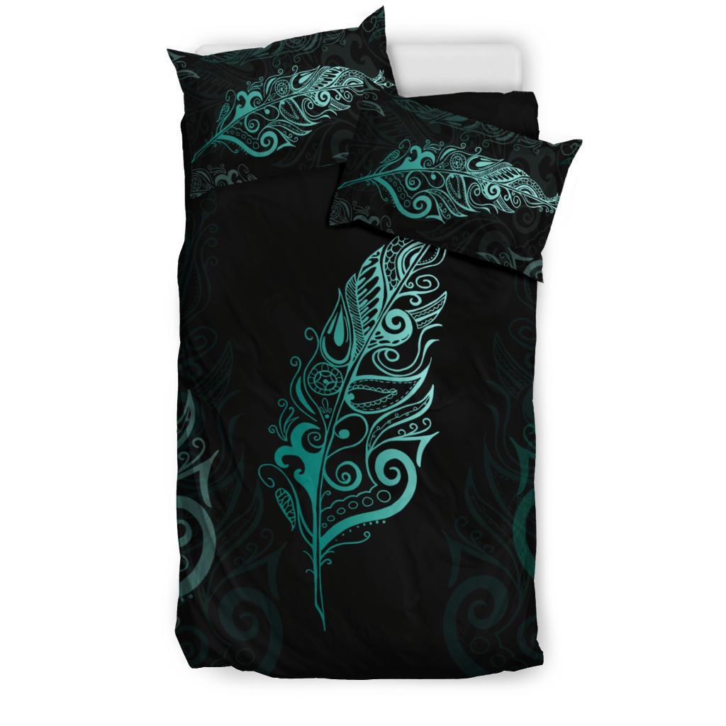 light-silver-fern-new-zealand-bedding-set-turquoise