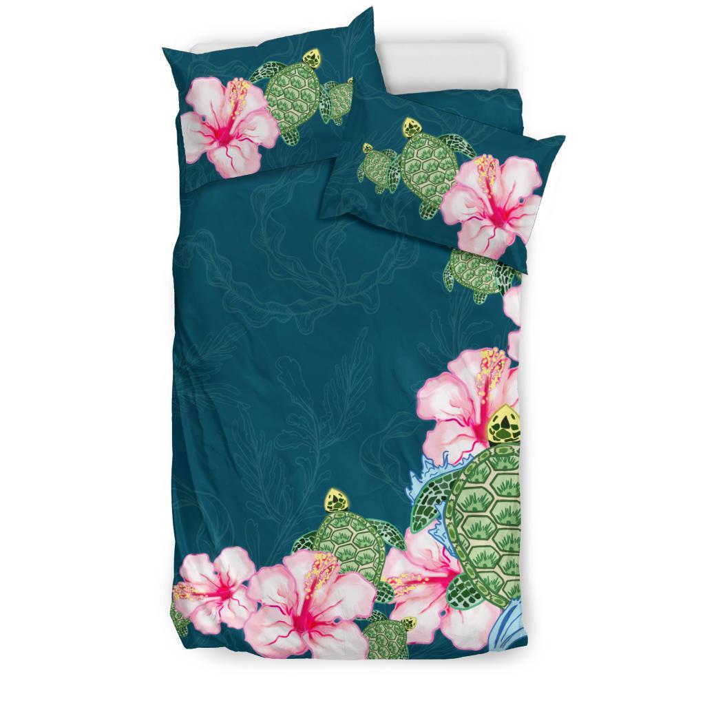 hibiscus-turtle-bedding-set