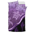 purple-turtle-hibiscus-bedding-set