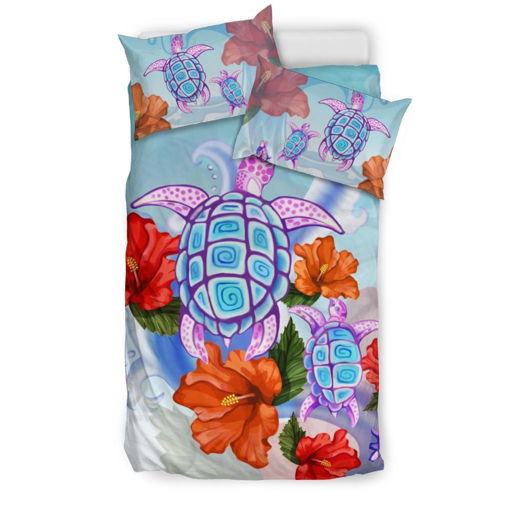turtle-hibiscus-bedding-set
