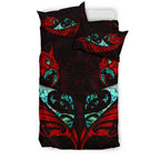 new-zealand-bedding-set-manaia-paua-fern-wing-red