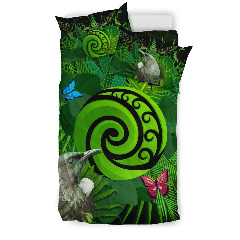 new-zealand-bedding-set-koru-fern-mix-tui-bird-tropical-floral