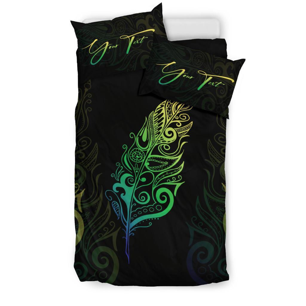 signature-custom-light-silver-fern-bedding-set-green