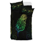signature-custom-light-silver-fern-bedding-set-green