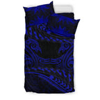 new-zealand-bedding-set-blue-manaia-maori-silver-fern-duvet-cover