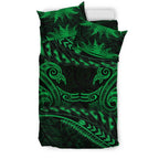 new-zealand-bedding-set-green-manaia-maori-silver-fern-duvet-cover