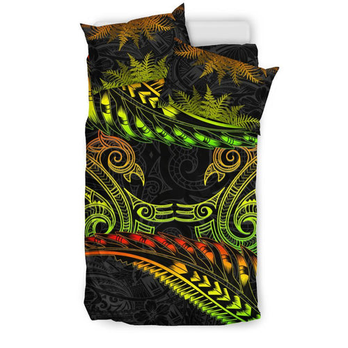 new-zealand-bedding-set-reggae-manaia-maori-silver-fern-duvet-cover