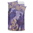 tui-bird-mix-kowhai-and-silver-fern-bedding-set-purple