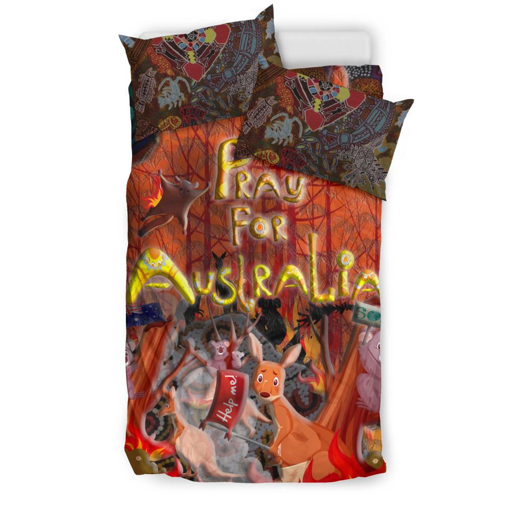 pray-for-australia-bedding-set-aboriginal-pattern-love-australia