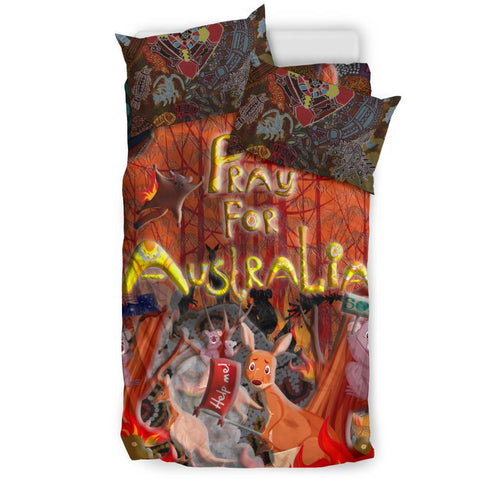 pray-for-australia-bedding-set-aboriginal-pattern-love-australia