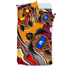 1saustralia-bedding-set-australia-aboriginal-dots-with-turtle-and-naidoc-flags