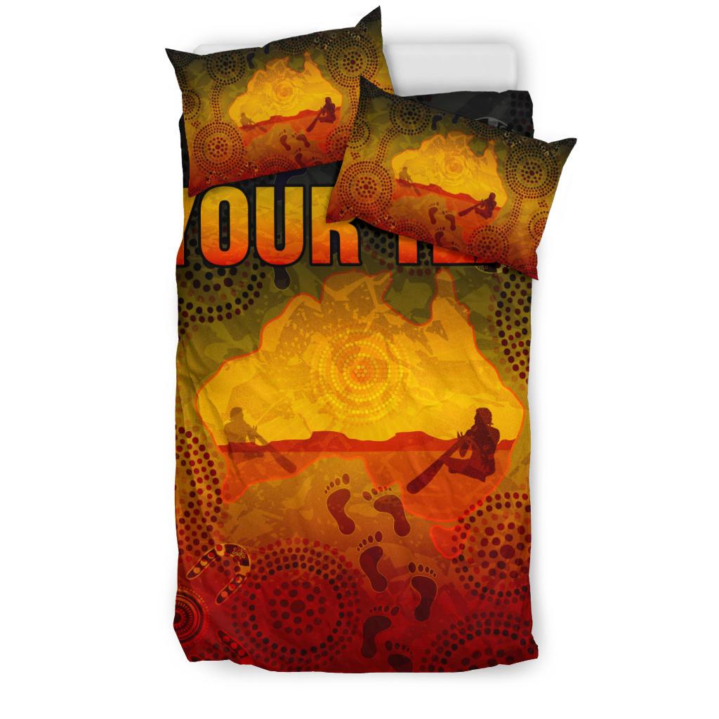 custom-aboriginal-bedding-set-australian-map-with-indigenous-color