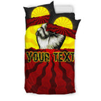 custom-aboriginal-bedding-set-black-lives-matter-sun-dot-painting