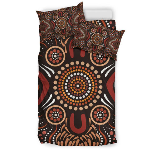 aboriginal-bedding-set-boomerang-circle-dot-painting-art-ver02
