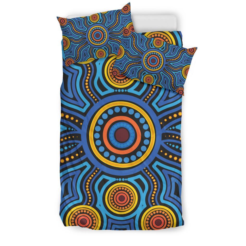 aboriginal-bedding-set-aboriginal-flower-blue-dot-painting-art