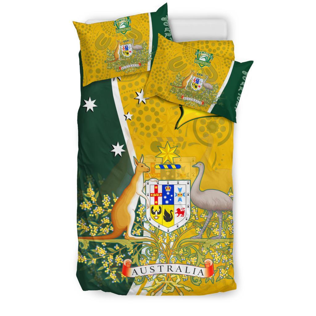 personalised-bedding-set-australia-coat-of-arm-in-rugby-style