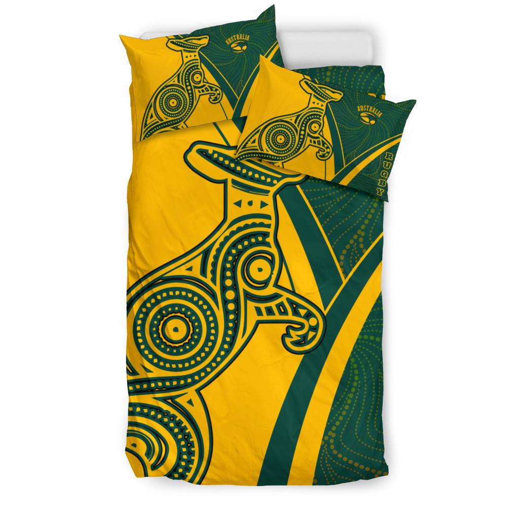 rugby-bedding-set-australian-rugby-kangaroo-aboriginal-patterns
