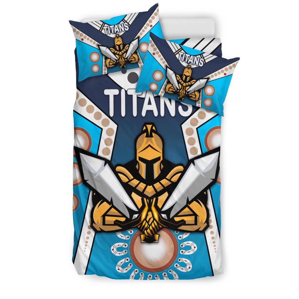 gold-coast-bedding-set-titans-gladiator-simple-indigenous