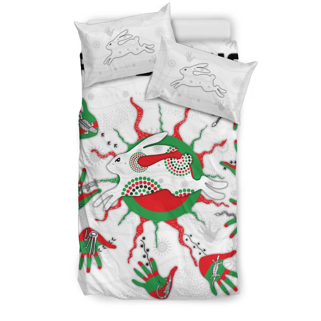 rabbitohs-indigenous-bedding-set-animals-aboriginal-1