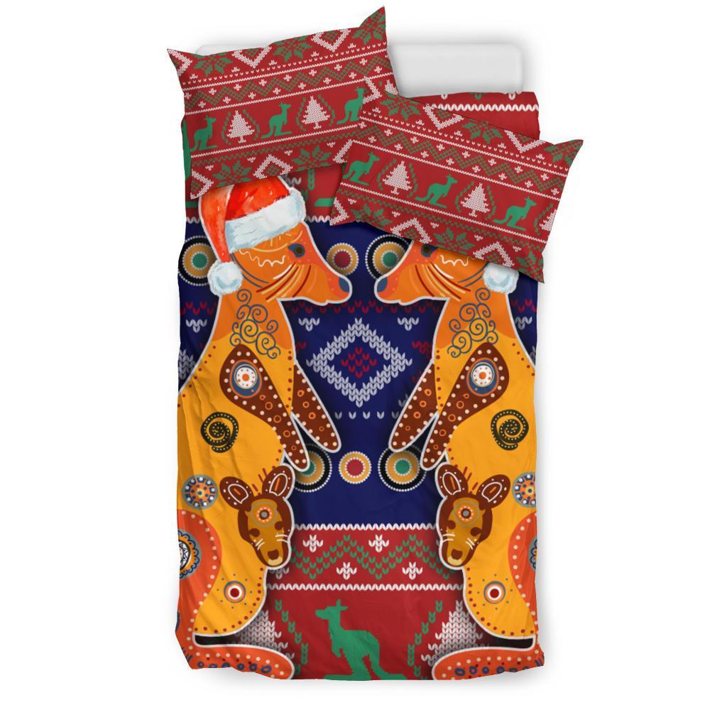 christmas-bedding-set-mother-kangaroo-in-christmas