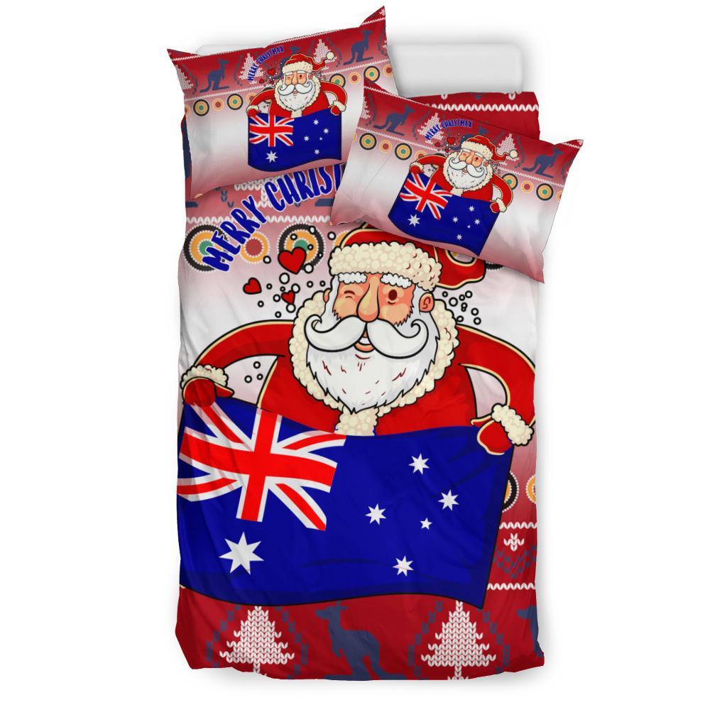 christmas-bedding-set-australia-santa-claus-hold-the-flag-red