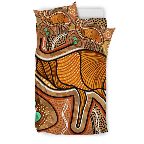 aboriginal-bedding-set-indigenous-emu-vintage-stye